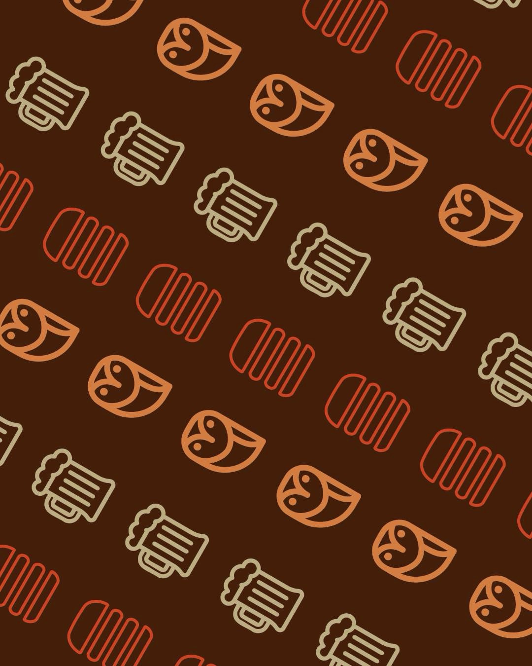 Pattern grafico della identità Black Velvet